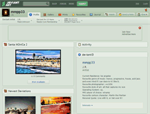 Tablet Screenshot of mmpp33.deviantart.com