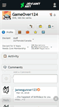 Mobile Screenshot of gameover124.deviantart.com