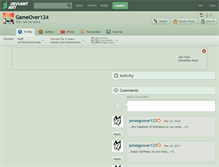Tablet Screenshot of gameover124.deviantart.com