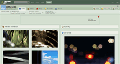 Desktop Screenshot of differenttt.deviantart.com