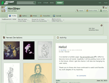 Tablet Screenshot of how2draw.deviantart.com
