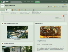 Tablet Screenshot of emptysamurai.deviantart.com