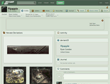 Tablet Screenshot of flipapple.deviantart.com