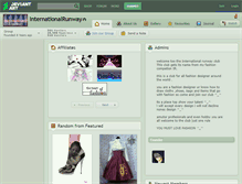 Tablet Screenshot of internationalrunway.deviantart.com