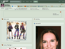 Tablet Screenshot of nellista.deviantart.com