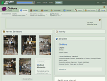 Tablet Screenshot of ginnova.deviantart.com
