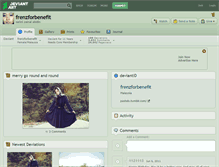 Tablet Screenshot of frenzforbenefit.deviantart.com
