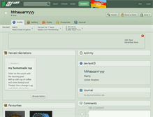 Tablet Screenshot of hhhaaaarrryyy.deviantart.com