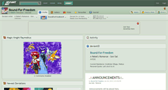 Desktop Screenshot of bound-for-freedom.deviantart.com
