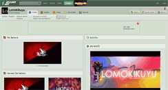 Desktop Screenshot of lomokikuyu.deviantart.com
