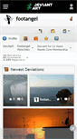 Mobile Screenshot of footangel.deviantart.com