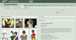Desktop Screenshot of fallenguardianaya666.deviantart.com