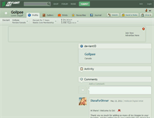 Tablet Screenshot of gollpee.deviantart.com