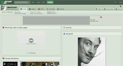 Desktop Screenshot of jakegreen.deviantart.com