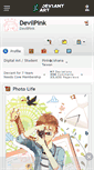 Mobile Screenshot of devilpink.deviantart.com