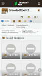 Mobile Screenshot of crowdedroom2.deviantart.com