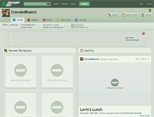 Tablet Screenshot of crowdedroom2.deviantart.com