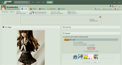 Desktop Screenshot of drunkenant.deviantart.com