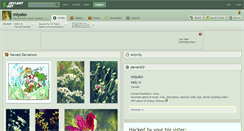 Desktop Screenshot of miyako.deviantart.com