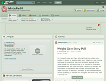 Tablet Screenshot of jakotsufan88.deviantart.com