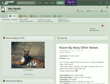 Tablet Screenshot of mily-vanish.deviantart.com