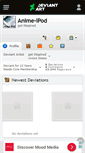 Mobile Screenshot of anime-ipod.deviantart.com