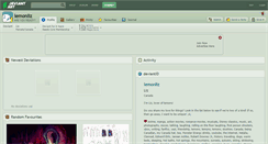 Desktop Screenshot of lemonliz.deviantart.com