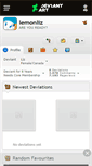 Mobile Screenshot of lemonliz.deviantart.com