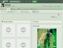 Tablet Screenshot of jmariuskl.deviantart.com