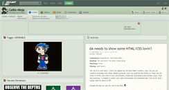 Desktop Screenshot of celtic-ninja.deviantart.com