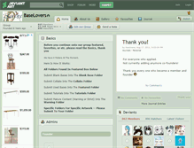 Tablet Screenshot of baselovers.deviantart.com