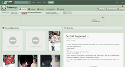 Desktop Screenshot of flutter-cry.deviantart.com