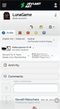 Mobile Screenshot of lunagame.deviantart.com