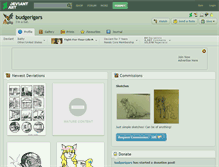 Tablet Screenshot of budgerigars.deviantart.com