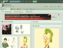 Tablet Screenshot of a--r--y--c.deviantart.com