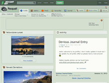 Tablet Screenshot of pasquali.deviantart.com