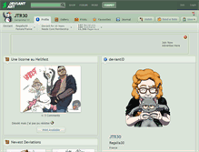 Tablet Screenshot of jtr30.deviantart.com