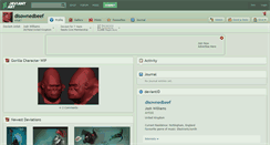 Desktop Screenshot of disownedbeef.deviantart.com