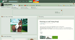 Desktop Screenshot of heidiceleghin.deviantart.com