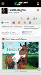 Mobile Screenshot of heidiceleghin.deviantart.com