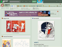 Tablet Screenshot of aidah15.deviantart.com