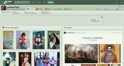 Desktop Screenshot of la-nina-feliz.deviantart.com