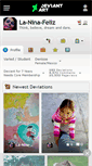 Mobile Screenshot of la-nina-feliz.deviantart.com