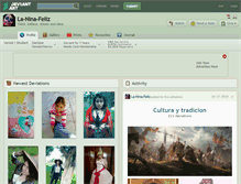 Tablet Screenshot of la-nina-feliz.deviantart.com