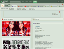 Tablet Screenshot of jaylpst.deviantart.com