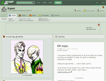 Tablet Screenshot of kuped.deviantart.com