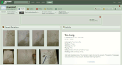 Desktop Screenshot of drainwolf.deviantart.com