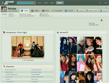 Tablet Screenshot of felixize.deviantart.com