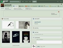 Tablet Screenshot of jasmine20.deviantart.com