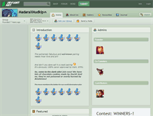 Tablet Screenshot of madaraxmudkip.deviantart.com